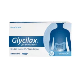 GLYCILAX Υπόθετα για ενήλικες, 6 τεμ