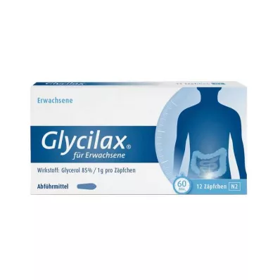GLYCILAX Υπόθετα για ενήλικες, 12 τεμ