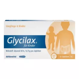 GLYCILAX Υπόθετα για παιδιά, 12 τεμ