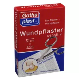 GOTHAPLAST Ευαίσθητη φροντίδα τραυμάτων 6 cmx0,5 m κοπή, 1 τεμ