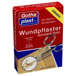 GOTHAPLAST Βάση επιδέσμου τραυμάτων 6 cm x 1 m κοπή, 1 τεμάχιο