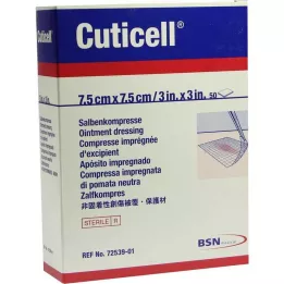 CUTICELL Κομπρέσες αλοιφής 7,5x7,5 εκ., 50 τεμ