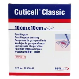 CUTICELL Κλασική πληγή γάζα 10x10 cm, 10 τεμ