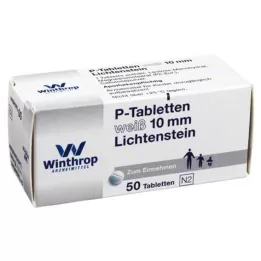 P TABLETTEN λευκό 10 mm, 50 τεμ