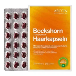 BOCKSHORN+Micronutrient Hair Capsules Tisane plus, 180 τεμ