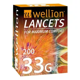 WELLION Λανσέτες 33 G, 200 τεμ