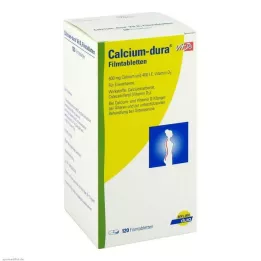 CALCIUM DURA Vit D3 επικαλυμμένα με λεπτό υμένιο δισκία, 120 τεμ