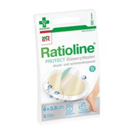 RATIOLINE γύψος προστασίας blister 3,8x6 cm μικρός, 5 τεμ