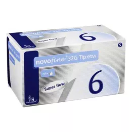 NOVOFINE Κάνουλες 6 mm 32 G tip etw, 100 τεμ