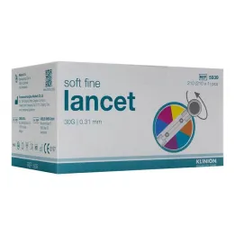 Klinion Soft λεπτού χρώματος νυστέρια 30 G, 210 τμχ