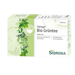 SIDROGA Σακουλάκια φίλτρου πράσινου τσαγιού Wellness, 20Χ1,7 γρ