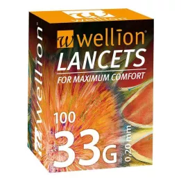 WELLION Λανσέτες 33 G, 100 τεμ