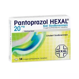 PANTOPRAZOL HEXAL β.Γαστροανθεκτικά δισκία στην καούρα, 14 τεμ