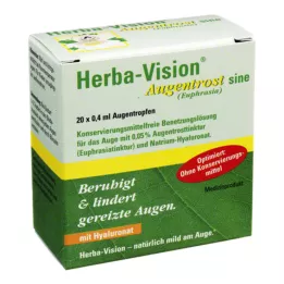HERBA-VISION Οφθαλμικές σταγόνες Eyebright ημιτονοειδούς, 20Χ0,4 ml