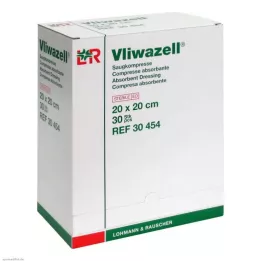 VLIWAZELL Απορροφητικές κομπρέσες αποστειρωμένες 20x20 cm, 30 τμχ