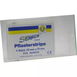 SENADA Γύψινες λωρίδες 25x72 mm, 4 τεμάχια