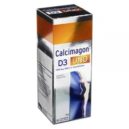 CALCIMAGON D3 Uno μασώμενα δισκία, 90 τεμ