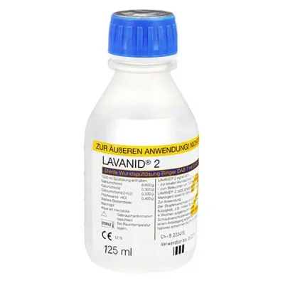 Διάλυμα άρδευσης πληγών Lavanid 2, 125 ml