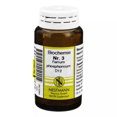 BIOCHEMIE 3 ταμπλέτες Ferrum phosphoricum D 12, 100 τεμ