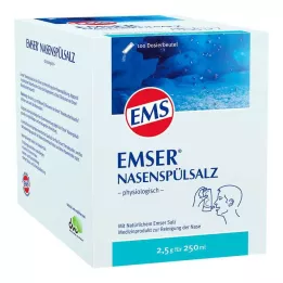 EMSER Φιάλη φυσιολογικού αλατιού ρινικής έκπλυσης, 100 τεμ