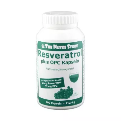 RESVERATROL PLUS OPC κάψουλες, 200 τεμ