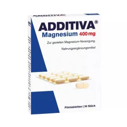 ADDITIVA Επικαλυμμένα με λεπτό υμένιο δισκία μαγνησίου 400 mg, 30 τεμ