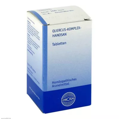 QUERCUS KOMPLEX Ταμπλέτες Hanosan, 100 τεμ QUERCUS KOMPLEX Ταμπλέτες Hanosan, 100 τεμ