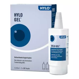 HYLO-GEL Οφθαλμικές σταγόνες, 2Χ10 ml