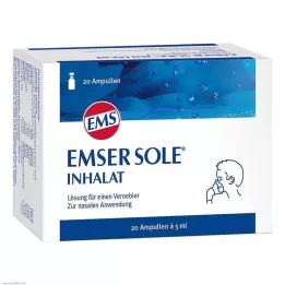 EMSER Εισπνεόμενο διάλυμα σόλας για νεφελοποιητή, 20 τεμ