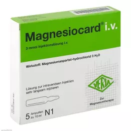 MAGNESIOCARD i.v. Ενέσιμο διάλυμα, 5Χ10 ml