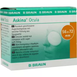 ASKINA Ocula eye compr. 56x72 mm μη αποστειρωμένο, 5 τεμ