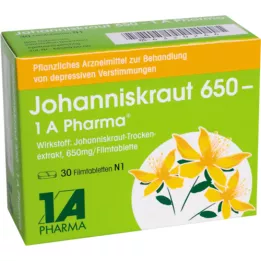 JOHANNISKRAUT 650-1A επικαλυμμένα με λεπτό υμένιο δισκία Pharma, 30 τεμ