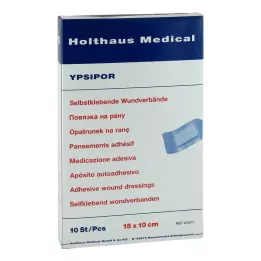 WUNDVERBAND Ypsipor αποστειρωμένο 10x15 cm, 10 τεμ