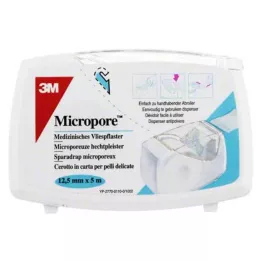MICROPORE Επίθεμα fleece 1,25 cm x 5 m με Abr.1530NP-0SD, 1 τεμάχιο