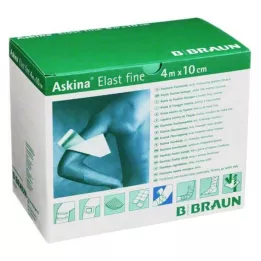 ASKINA Elast Fine Επίδεσμος 10 cmx4 m χαλαρός, 20 τεμ