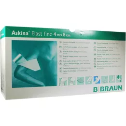 ASKINA Elast Fine Επίδεσμος 6 cmx4 m χαλαρός, 100 τεμ