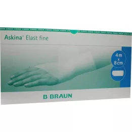 ASKINA Elast Fine Επίδεσμος 8 cmx4 m χαλαρός, 100 τεμ