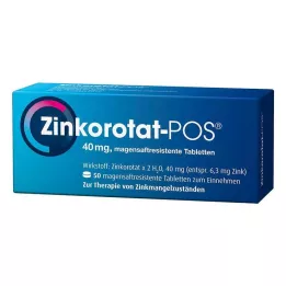 ZINKOROTAT POS γαστροανθεκτικά δισκία, 50 τεμ