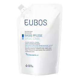 EUBOS FLÜSSIG μπουκάλι αναπλήρωσης μπλε χωρίς άρωμα, 400 ml