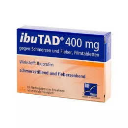 IBUTAD 400 mg για πόνο και πυρετό, επικαλυμμένα με λεπτό υμένιο δισκία, 10 τεμ