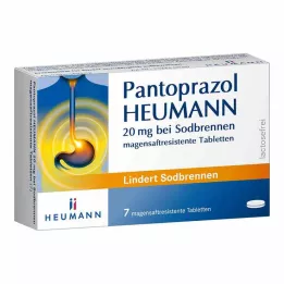 PANTOPRAZOL Heumann 20 mg για καούρα msr, 7 τεμ