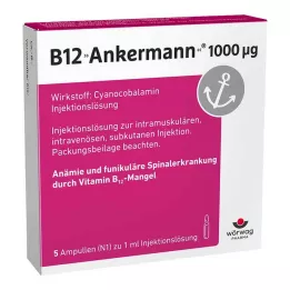 B12 ANKERMANN Φύσιγγες 1.000 μg, 5Χ1 ml
