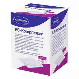 ES-KOMPRESSEN αποστειρωμένο 7,5x7,5 cm 12-συσκευασία, 10X10 τμχ
