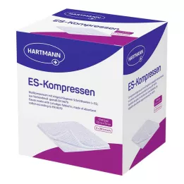 ES-KOMPRESSEN αποστειρωμένη συσκευασία 7,5x7,5 cm 12 φορές χύμα, 5X20 τεμ