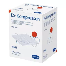 ES-KOMPRESSEN αποστειρωμένη συσκευασία 10x10 cm 12 φορές χύμα, 20X5 τεμ