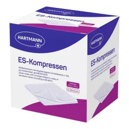 ES-KOMPRESSEN αποστειρωμένη συσκευασία 10x10 cm 12 φορές χύμα, 5X20 τμχ