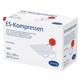 ES-KOMPRESSEN αποστειρωμένη 10x20 cm 12πλάσια μεγάλη συσκευασία, 20X5 τμχ