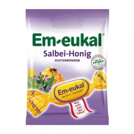 EM-EUKAL Καραμέλα φασκόμηλου με ζάχαρη, 75 γρ