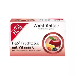 H&amp;S Fruits with Vitamin C Filter Bags, 20X2,7 g
