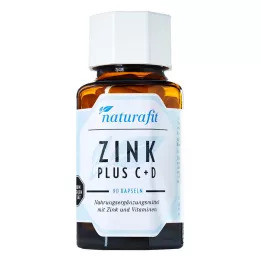NATURAFIT Κάψουλες Zinc Plus C+D, 90 τεμ